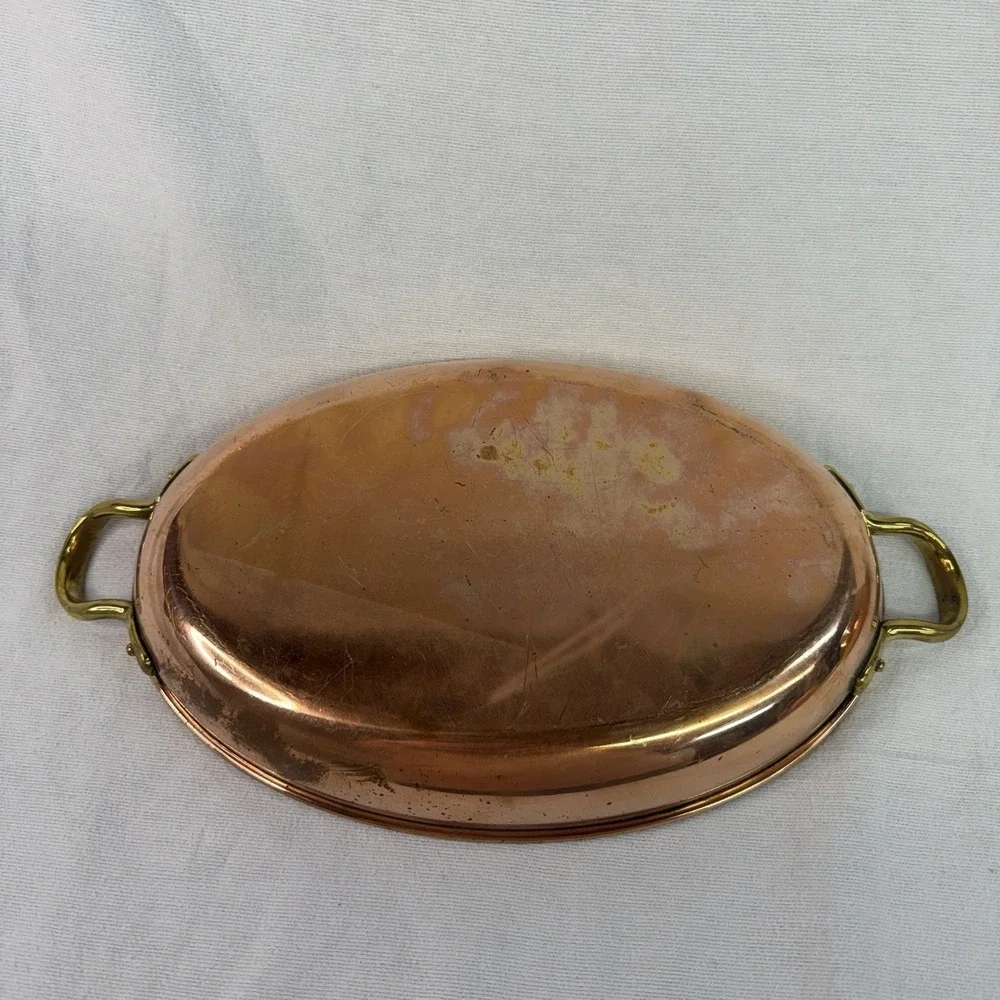 Vintage ODI (Old Dutch International) Stamped Copper Pans 5-piece Portugal